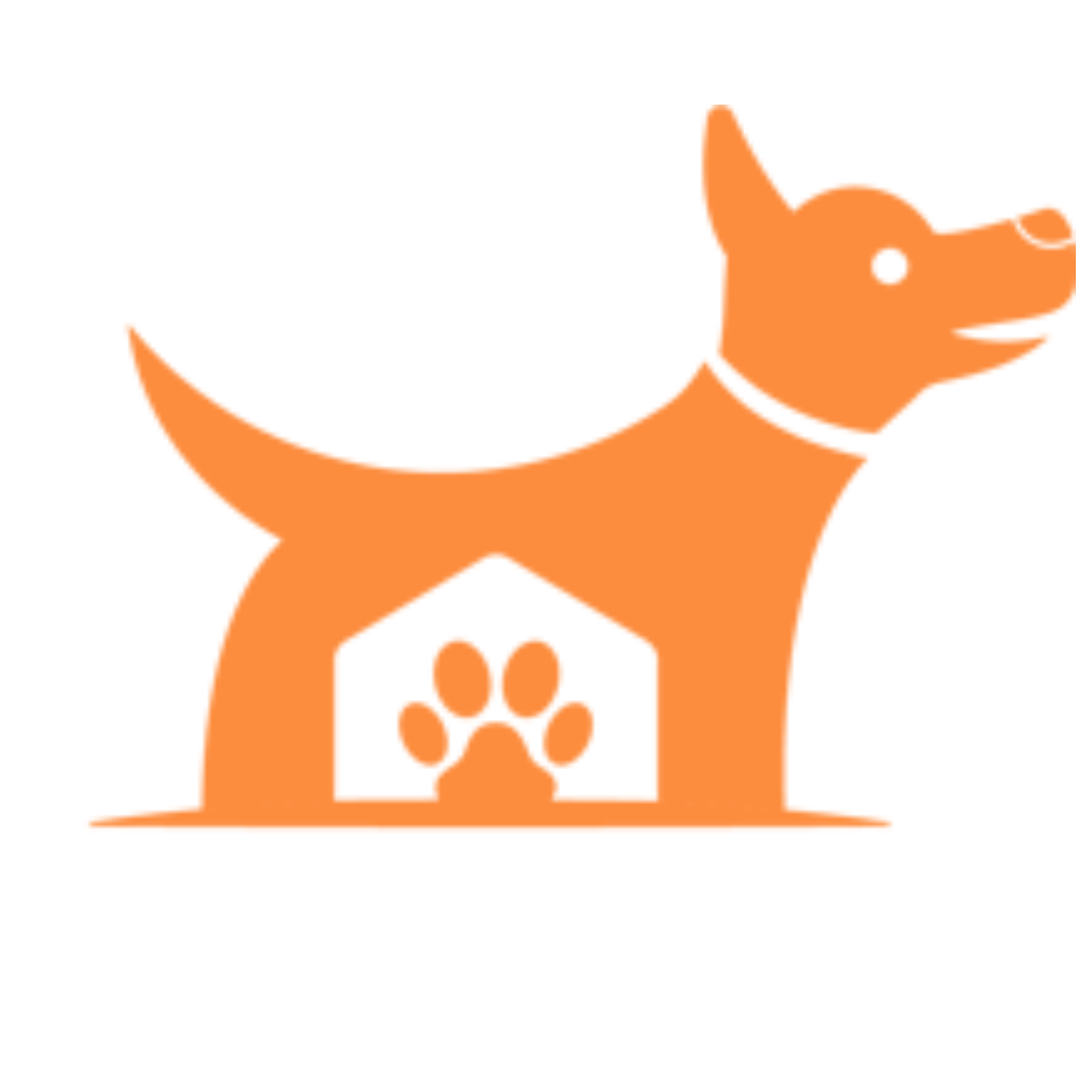 TakePaws White -Orange Logo